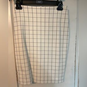 Brand new with tags express white and black pencil skirt, size 0